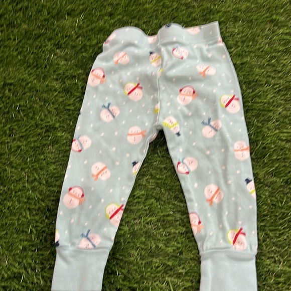 Old Navy Fitted Pajama Set - Snowman Print - Picture 4 of 5